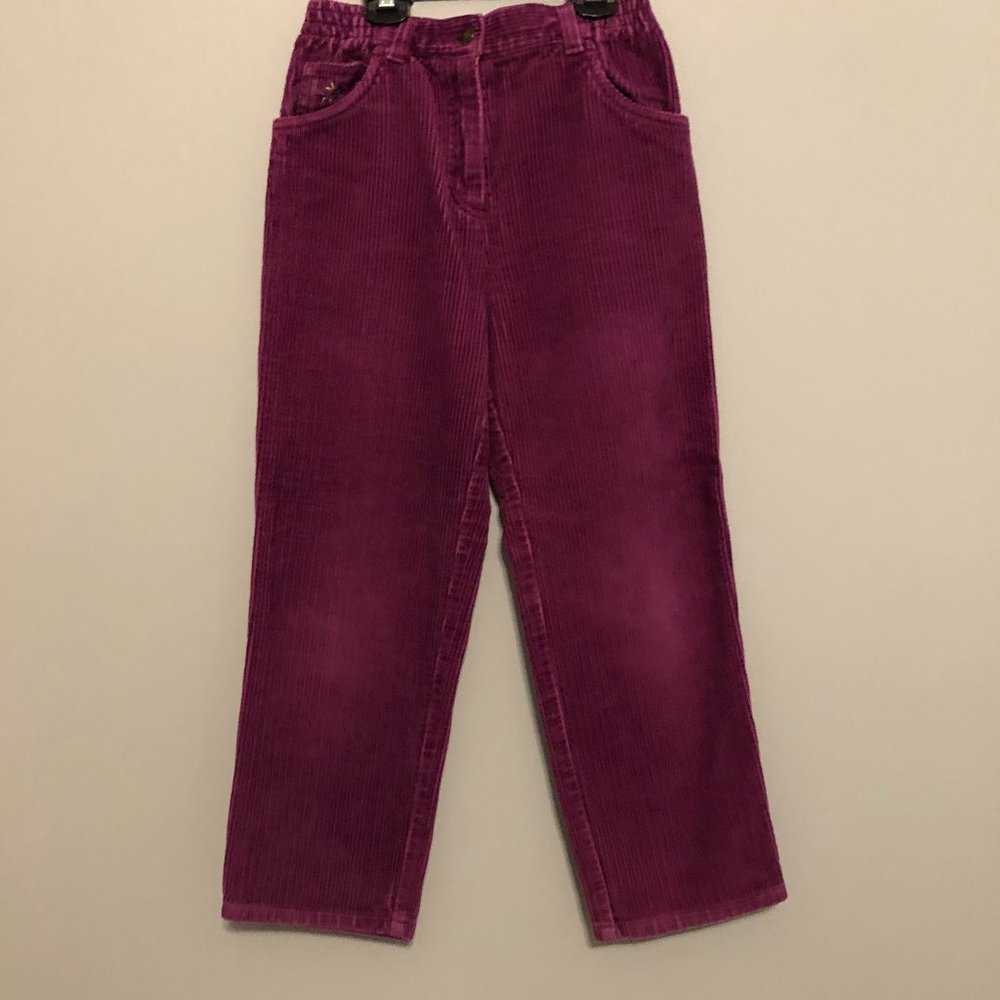 Gymboree Autumn Florals XXL 6-7 yrs Magenta pants
